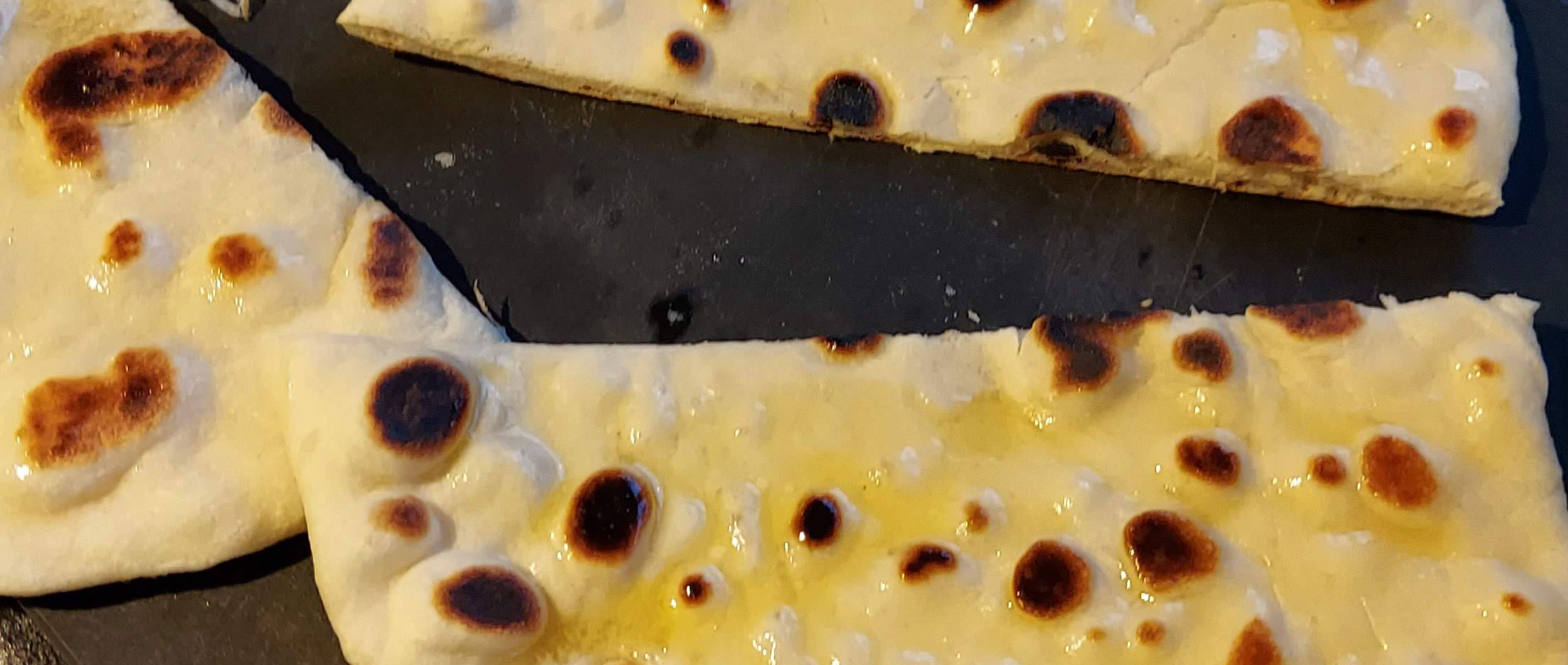 Pains Naan à la poêle.